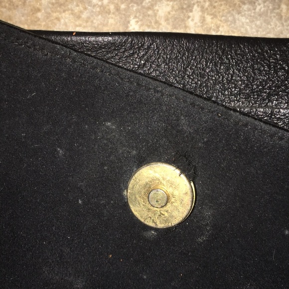 Gucci Vintage Black Leather Bag with altered strap Silver HorseBit Zip T… - Picture 13 of 14